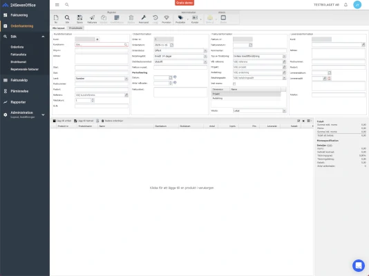 Hur ser det ut när du skickar fakturor i 24SevenOffice + byrå